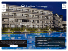 Tablet Screenshot of grandhotelmaratea.it